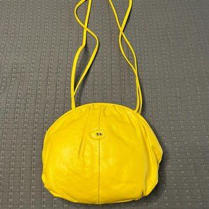 Leather Yellow Purse